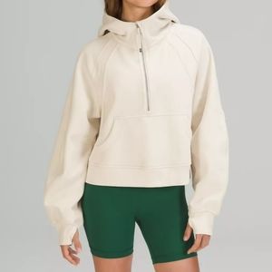 Lululemon Scuba Oversized Half-Zip Hoodie, Ballet pink, M/L, VGUC